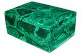Wide Malachite Jewelry Box - Congo #263284-1